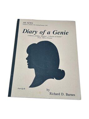 Diary of A Genie Richard Barnes Soft Cover I Dream of Jennie PR News Vol 4 1995